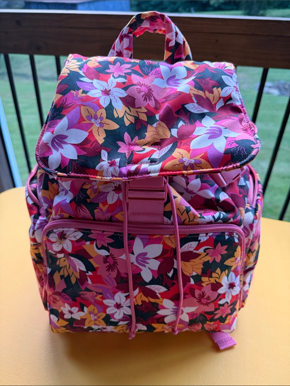 Vera Bradley Pink Floral Backpack